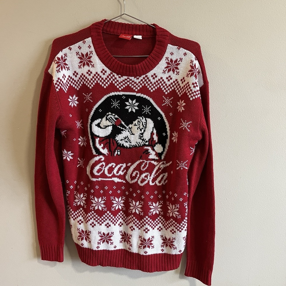 Coca Cola Christmas Sweater Size S